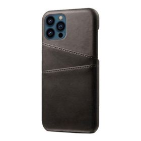 Casecentive Leren Wallet Back case iPhone 14 zwart
