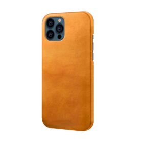 Casecentive Leren Back case iPhone 13 Pro tan
