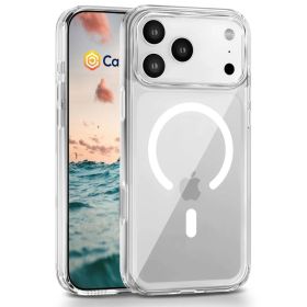 Casecentive Siliconen MagSafe hoesje iPhone 18 Pro Transparant