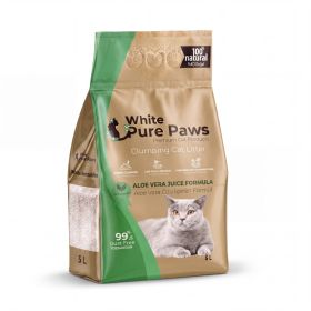 CATLINK White Pure Paws Bentoniet Kattenbakvulling 5 kg Aloë Vera