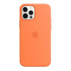 Apple Silicone MagSafe Case iPhone 12 / iPhone 12 Pro Kumquat