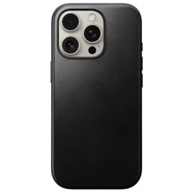 Nomad Modern Leather Case iPhone 16 Pro Black Horween