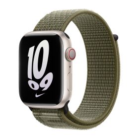 Apple Nike Sport Loop Apple Watch 38mm / 40mm / 41mm Sequoia / Pure Platinum