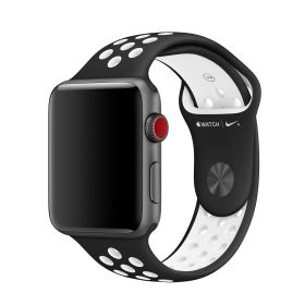 Apple Nike Sport Band Apple Watch 38mm / 40mm / 41mm Zwart / Wit