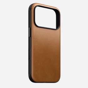 Nomad Modern Leather Case iPhone 17 Pro English Tan