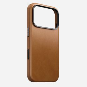 Nomad Traditional Leather Case iPhone 17 Pro English Tan