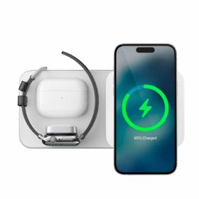 Nomad Base One Max 3-in-1 with MagSafe silver