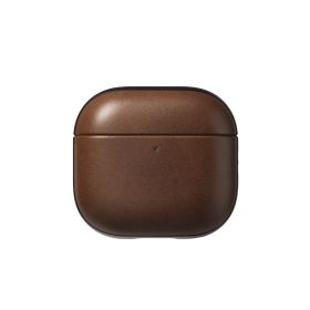 Nomad Modern Leather Case AirPods 4 Bruin