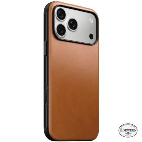 Nomad Modern Leather Case Horween iPhone 18 Pro Max Saddle