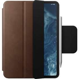 Nomad Modern Leather Folio case iPad Pro 11 inch (2024/M4) Bruin