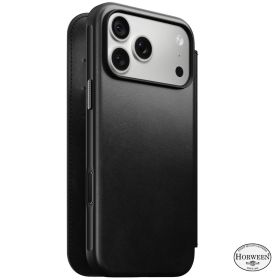 Nomad Modern Leather Folio Horween iPhone 18 Pro Max Black