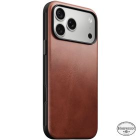 Nomad Modern Leren Hoesje Horween iPhone 18 Pro Max Olde Dublin