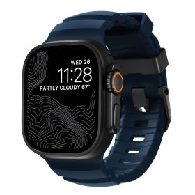 Nomad Rocky Point Band Apple Watch 42mm / 44mm / 45mm / 49mm Atlantic Connector Black