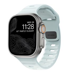 Nomad Sport Band Apple Watch 42mm / 44mm / 45mm / 49mm Icy Blue Glow