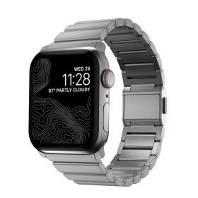 Nomad Strap Titanium V3 Apple Watch 42 / 44 / 45 / 49mm Natural