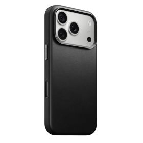 Nomad Traditional Camino Leren Hoesje iPhone 18 Pro Zwart