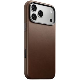 Nomad Traditional Camino Leren Hoesje iPhone 18 Pro Max Bruin