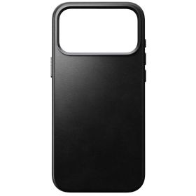 Nomad Traditional Leather Case iPhone 17 Pro Max zwart Horween