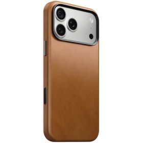 Nomad Traditional Camino Leren Hoesje iPhone 18 Pro Max English Tan
