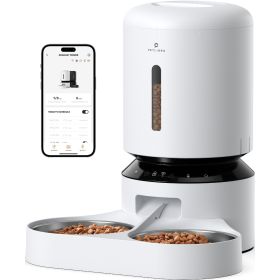 Petlibro Granary WIFI Dubbele Automatische Voerbak 5L wit