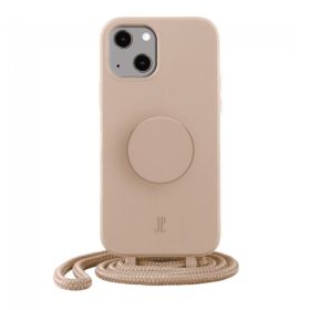 PopSockets PopGrip Case iPhone 14 beige