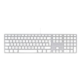 Apple Wired Keyboard USB Numeric Keypad QWERTY Wit