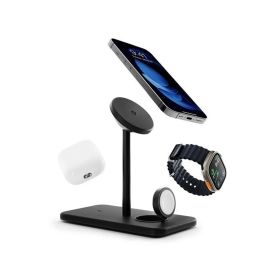 Twelve South HiRise Deluxe 3-in-1 Draadloze Laadstation zwart