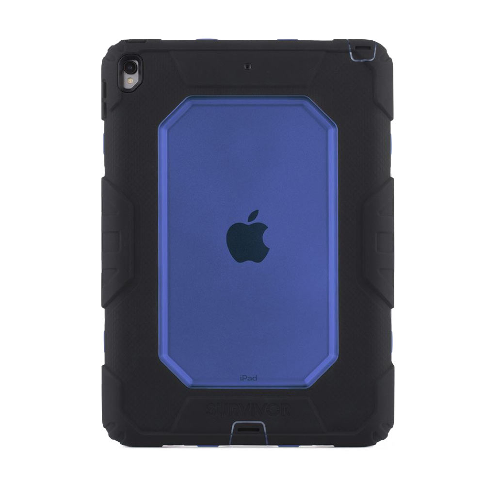 Griffin Survivor All-Terrain Coque iPad Pro 10.5 / iPad Air 2019 Noir / Bleu