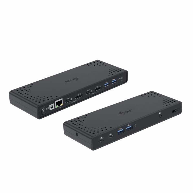 i-Tec USB 3.0/USB-C/Thunderbolt 3 Dualdock Power Delivery 100W - CADUA4KDOCKPDL2