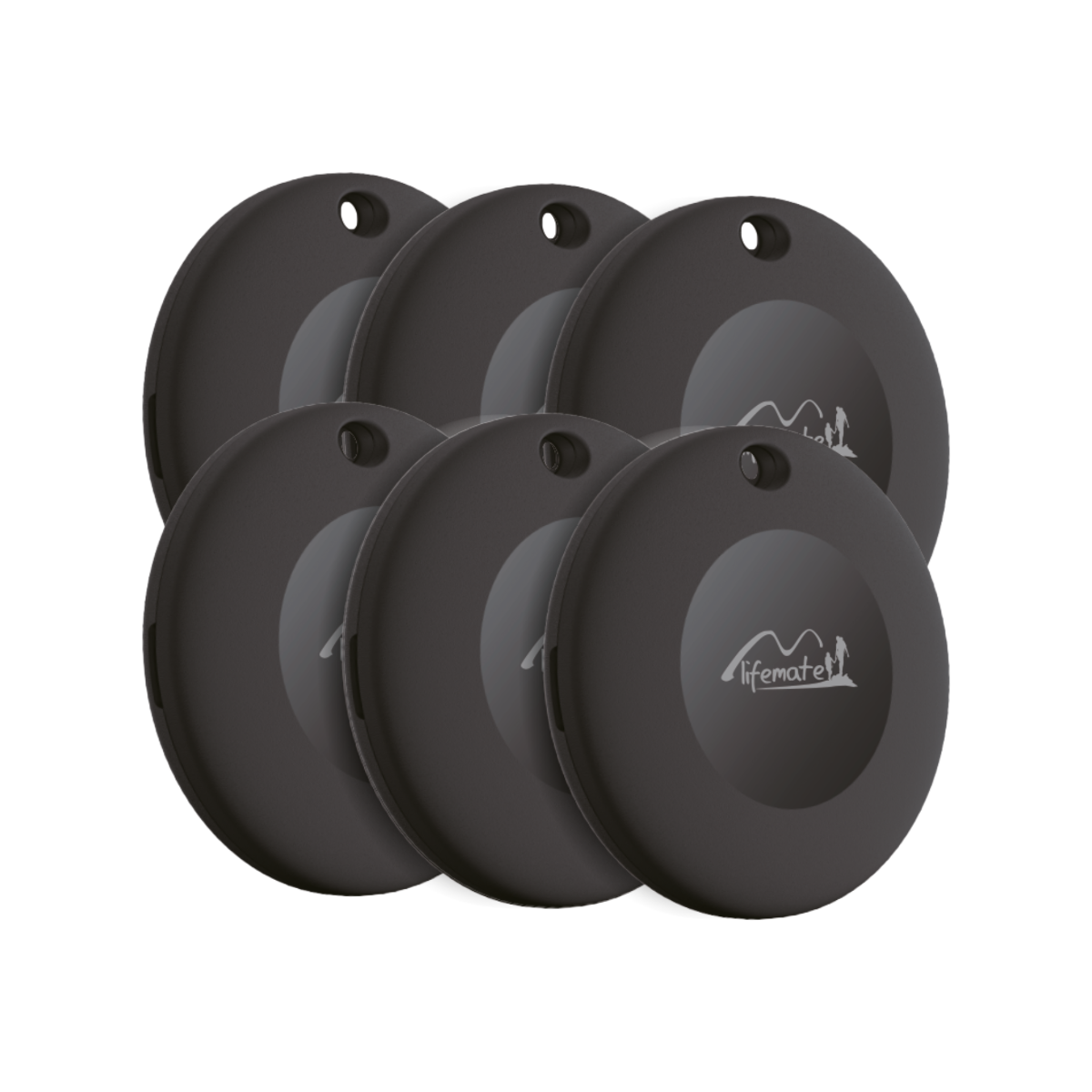 Lifemate Life Tag pour Apple Localiser (Alternative AirTag) - 6-pack 