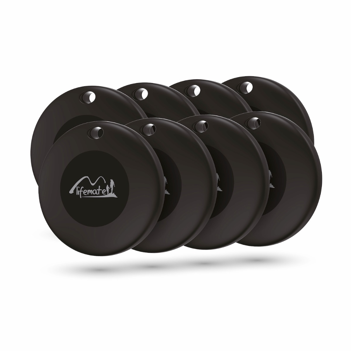 Lifemate Life Tag Duo - Itemfinder compatibel met iOS of Android 8-Pack - 6938012338535
