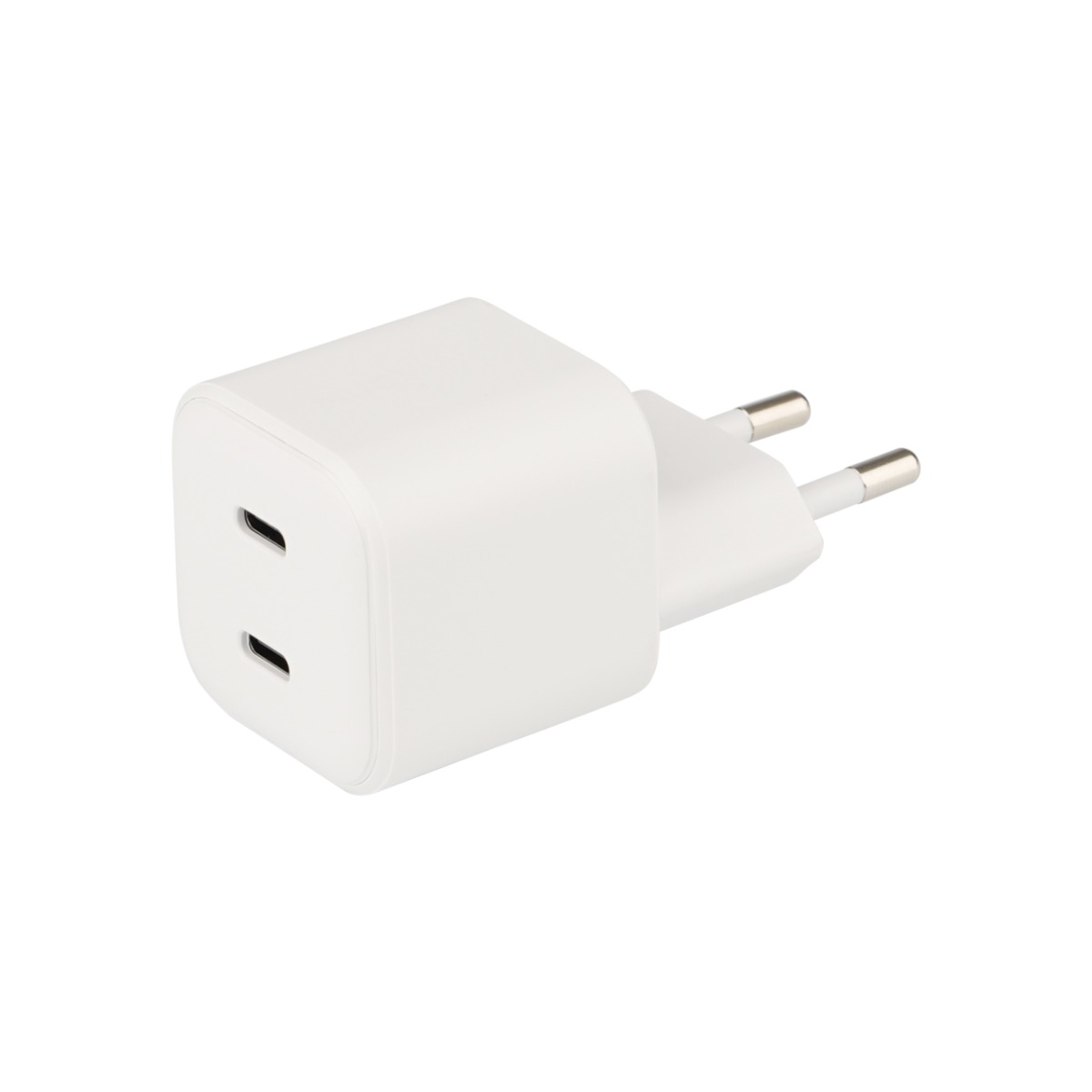 Musthavz Nano Smart 35W Double USB-C PD Oplader Wit - MHNSHEADPD35WWHT