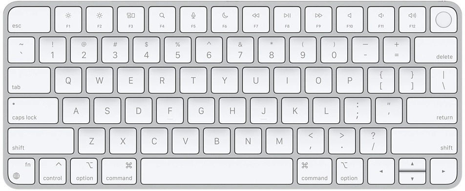 Apple Magic Keyboard avec Touch ID QWERTY US - Blanc