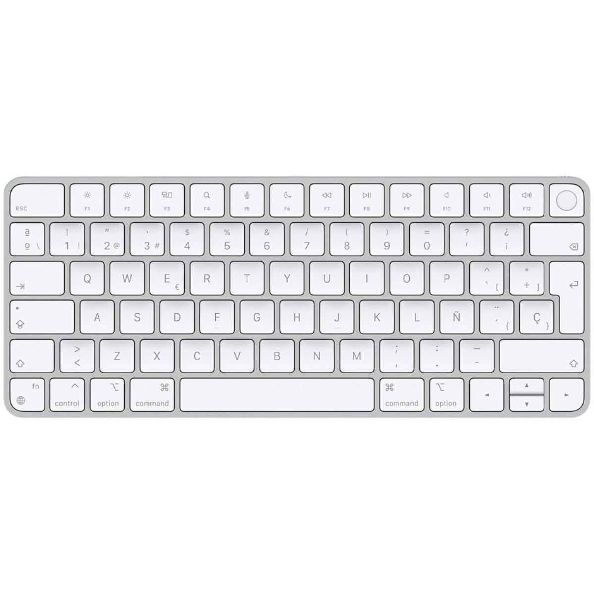 Apple Magic Keyboard avec Pavé Numérique et Touch ID QWERTY ESP - Blanc