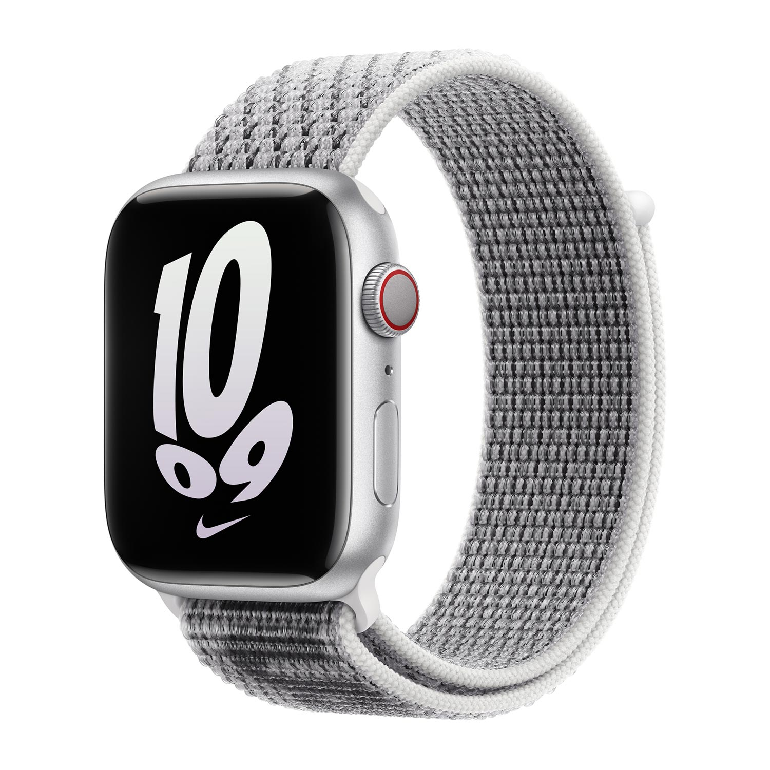 Apple Nike Sport Loop Apple Watch 38mm / 40mm / 41mm Summit Wit / Zwart