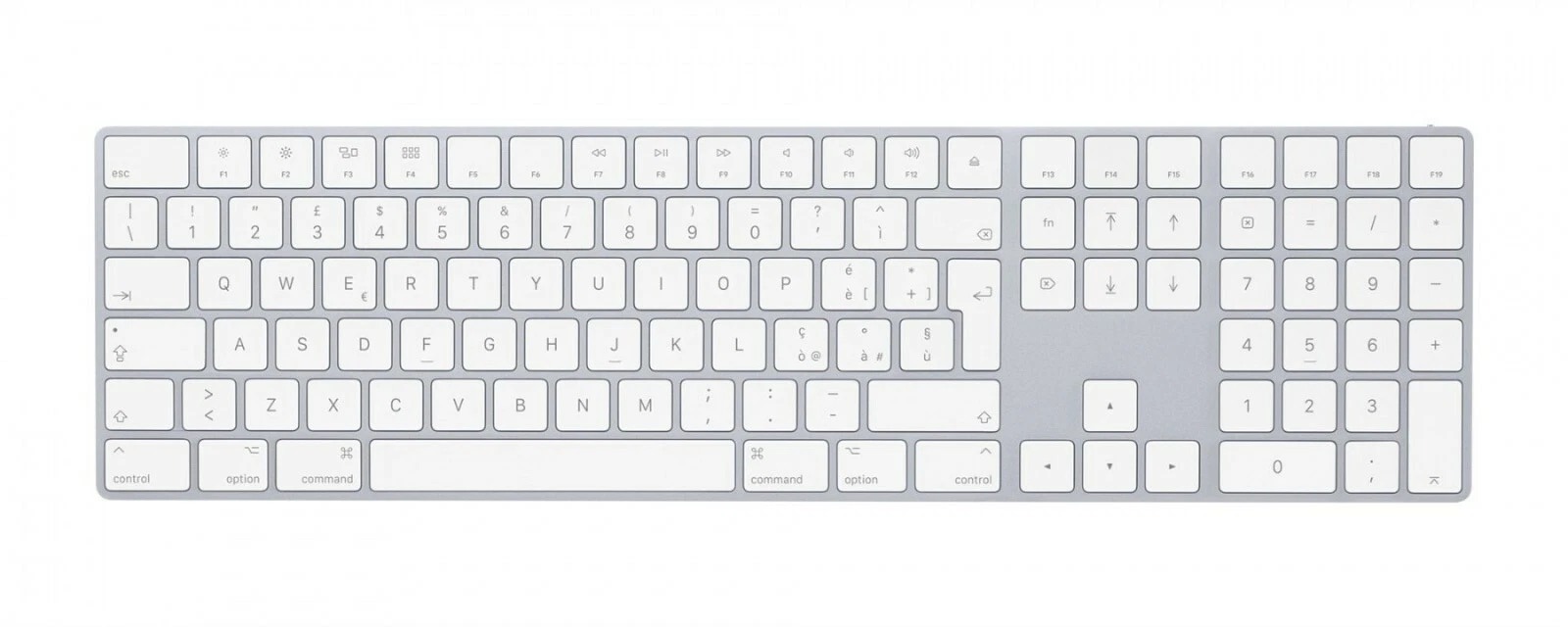 Apple Magic Keyboard with Numeric Keypad QWERTY IT White