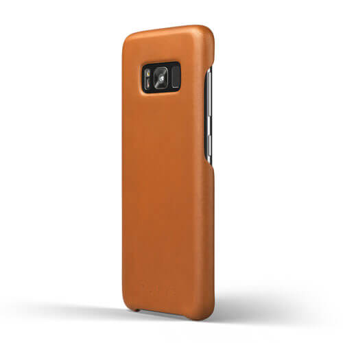 Mujjo Galaxy S8 Leather Case - Saddle Tan