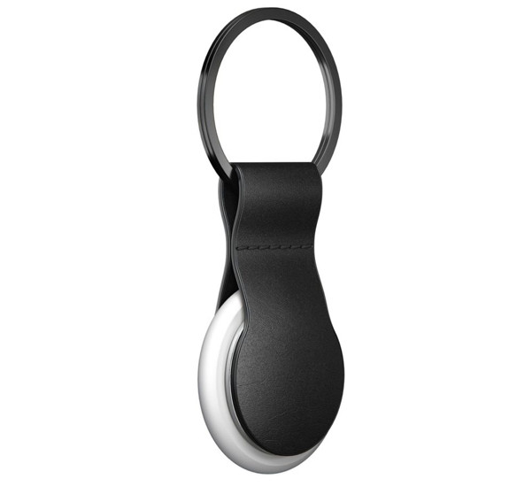 Nomad Leather Loop - sleutelhanger - geschikt voor AirTag - Black