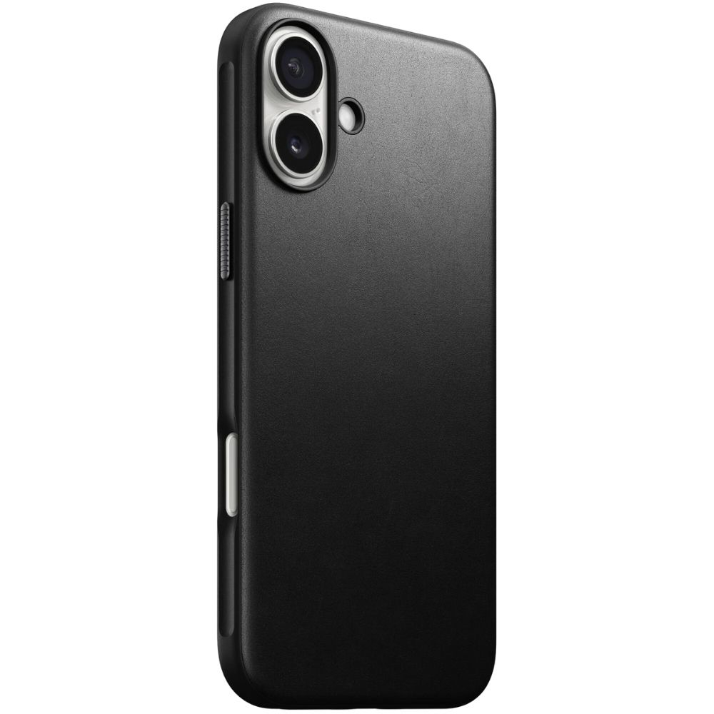Nomad Coque en Cuir Moderne iPhone 16 Plus - Noir