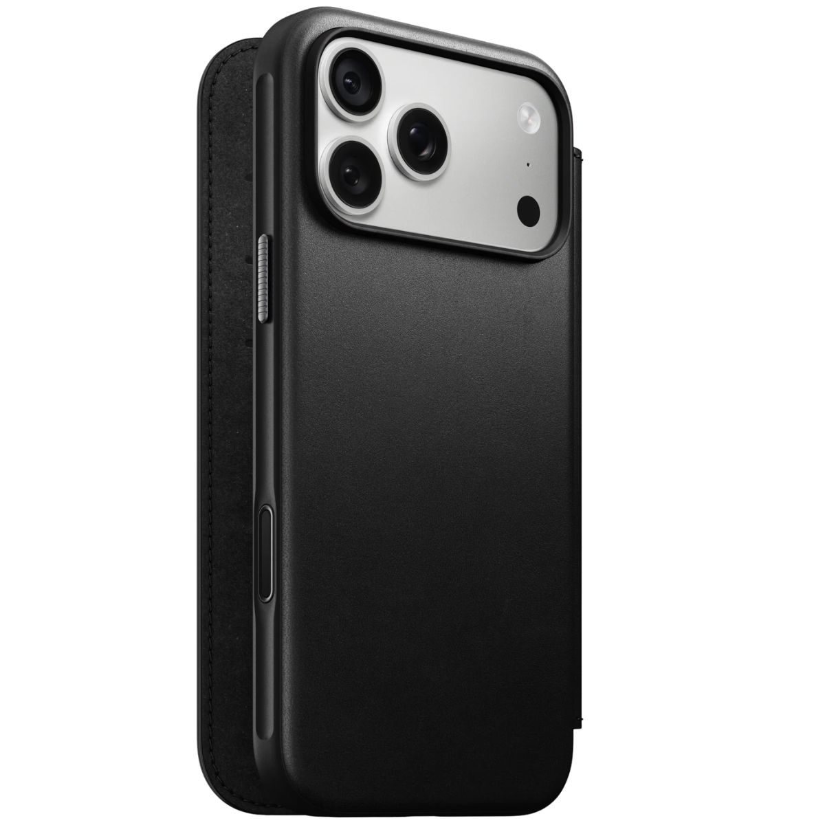 Nomad Modern Camino Leren Folio iPhone 18 Pro Zwart - NM009094858