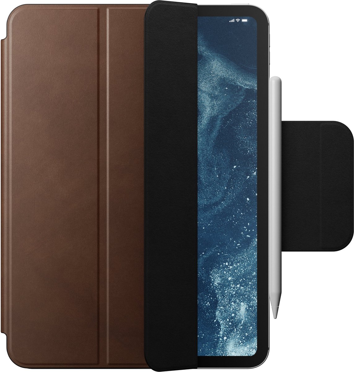 Nomad Modern Leather Folio case iPad Pro 13 inch (2024/M4) Bruin - 138450