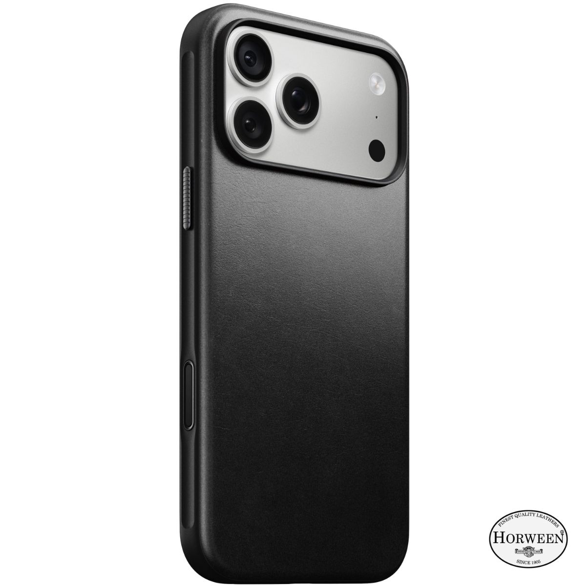 Nomad Modern Leren Hoesje Horween iPhone 18 Pro Max Zwart - NM009186858