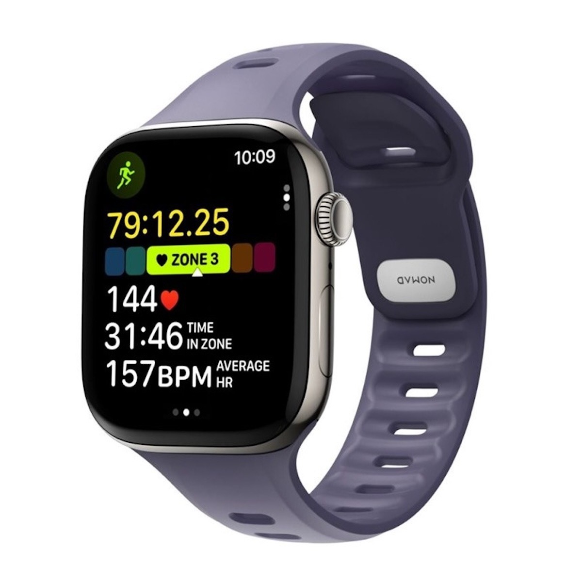 Nomad Tempo Band Apple Watch 44mm/ 45mm/ 46mm/ 49mm Paars - NM011413858