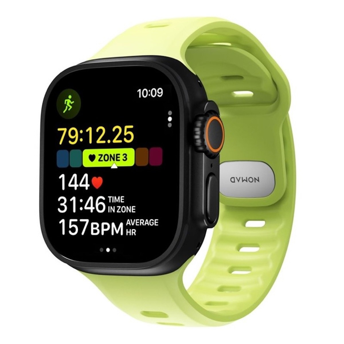 Nomad Tempo Band Apple Watch Ultra 1/ 2/ 3 Lime - NM011468858