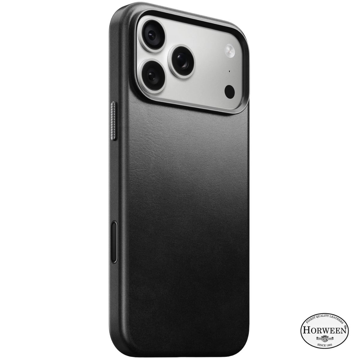 Nomad Traditional Leren Hoesje Horween iPhone 18 Pro Zwart