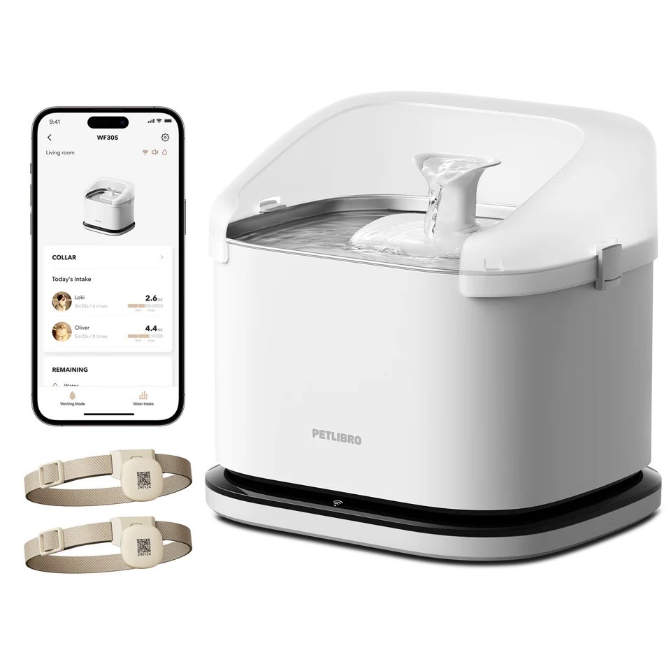 Petlibro Dockstream RFID Slimme Automatische Drinkfontein voor Katten Wit - PL-WF305-91W