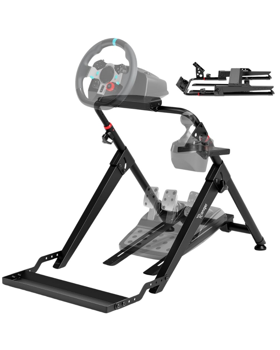 Ranqer Racing Wheel Stand Pro zwart - RQ-SIMULATOR-3