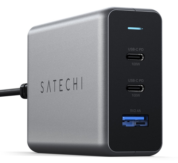 Satechi - Chargeur 100W USB-C - Gris Spacial