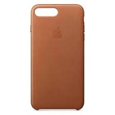 Apple Leather Case Iphone 7 8 Plus Brown apple kopen in de aanbieding