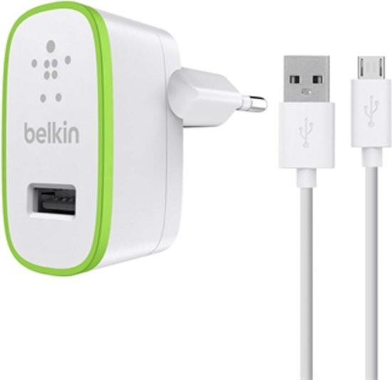 Belkin Universele Thuislader 24A Met Micro Usb Kabel 12M Wit belkin kopen in de aanbieding Belkin Universele Thuislader 24A Met Micro Usb Kabel 12M Wit belkin kopen in de aanbieding